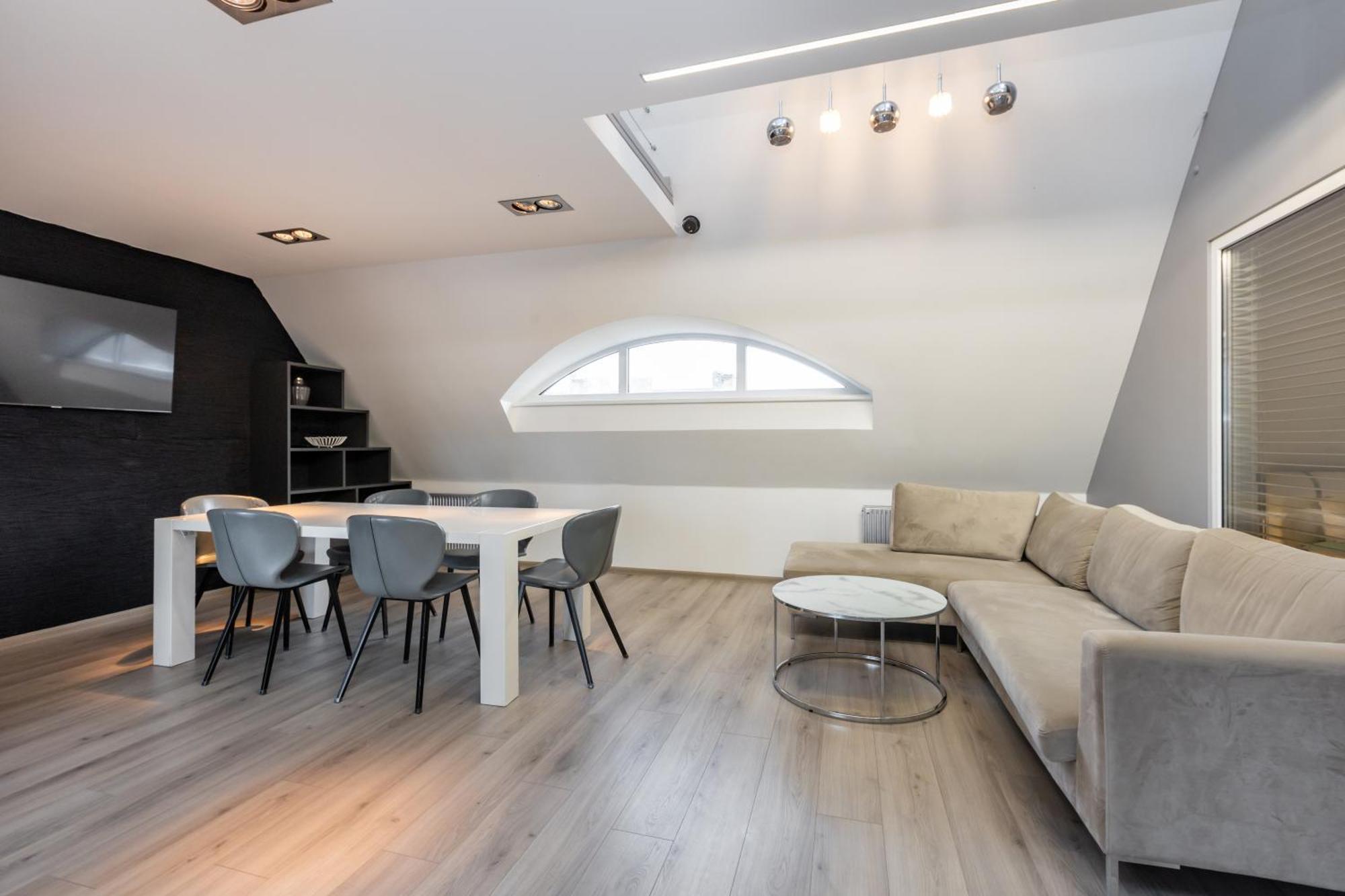 Penthouse Apartment With Terrace Riga Extérieur photo
