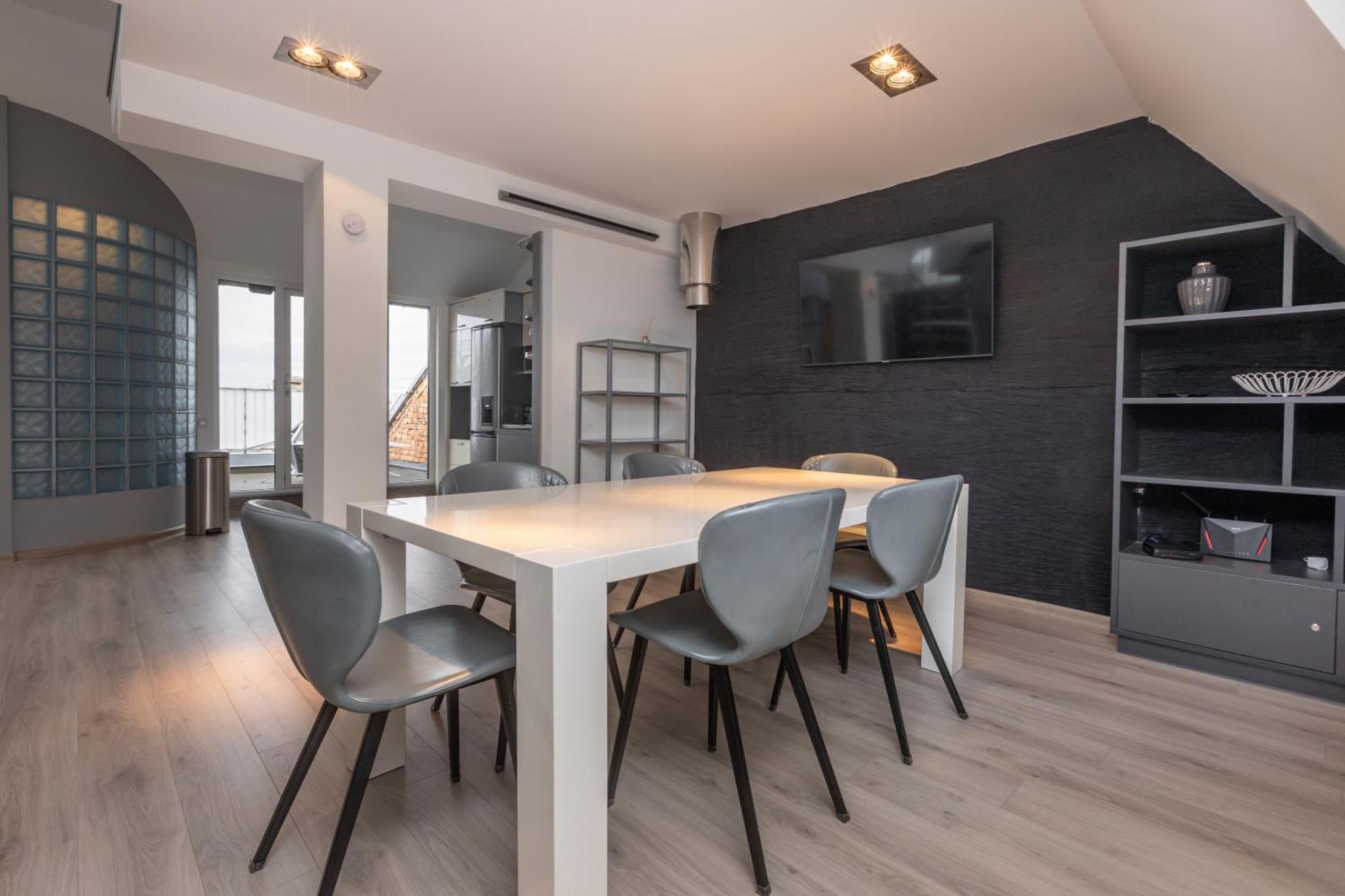 Penthouse Apartment With Terrace Riga Extérieur photo