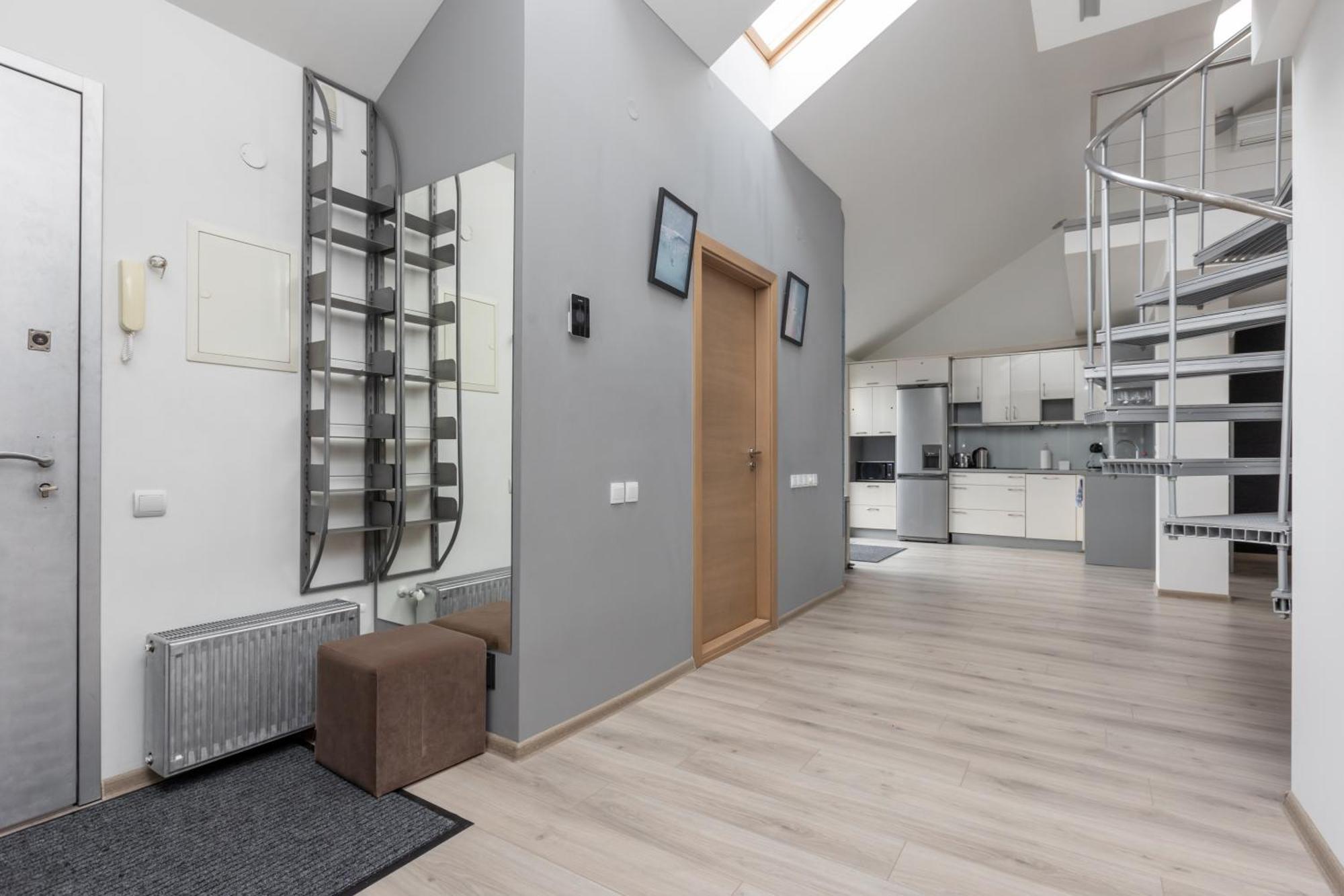 Penthouse Apartment With Terrace Riga Extérieur photo