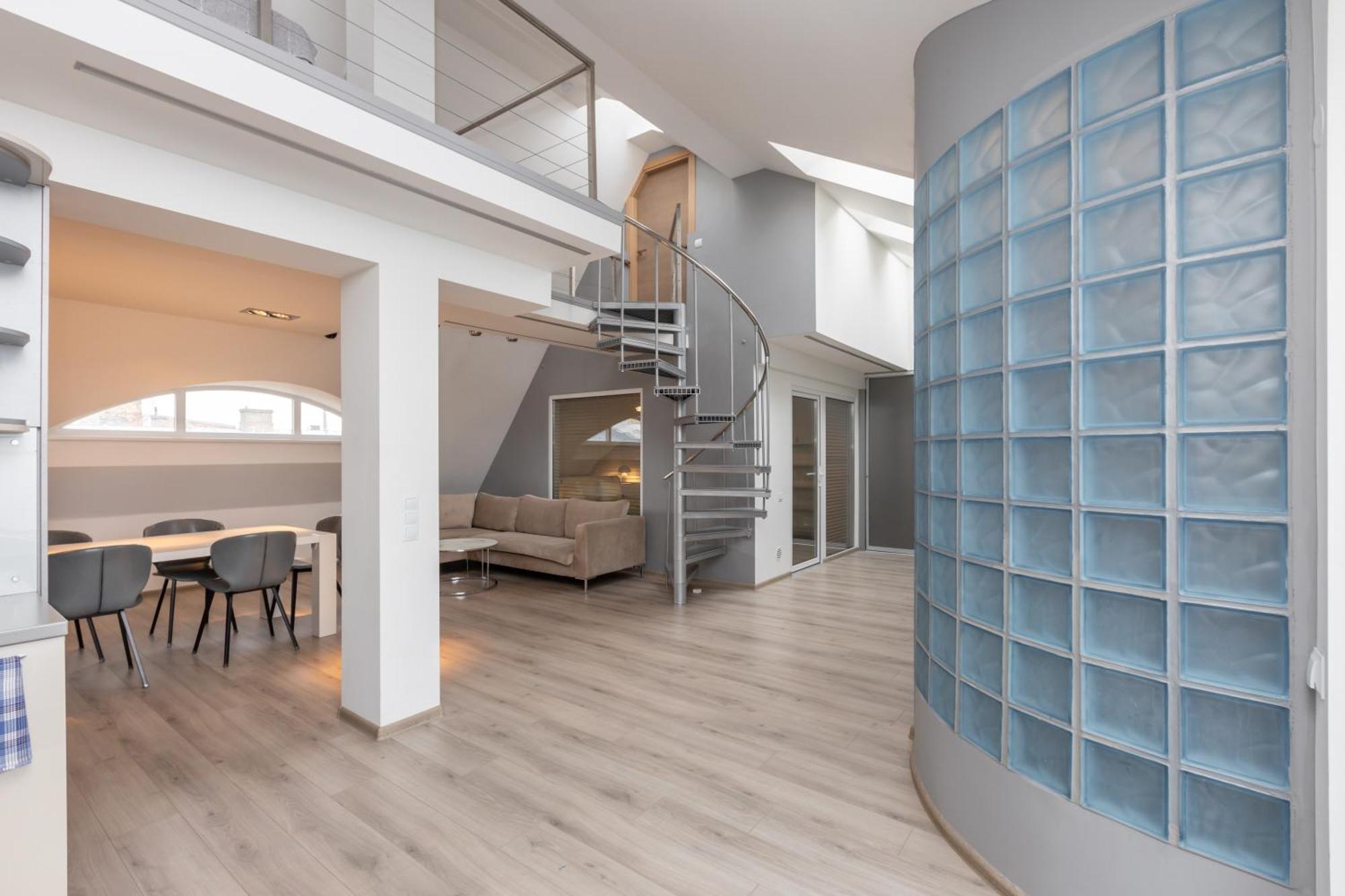Penthouse Apartment With Terrace Riga Extérieur photo