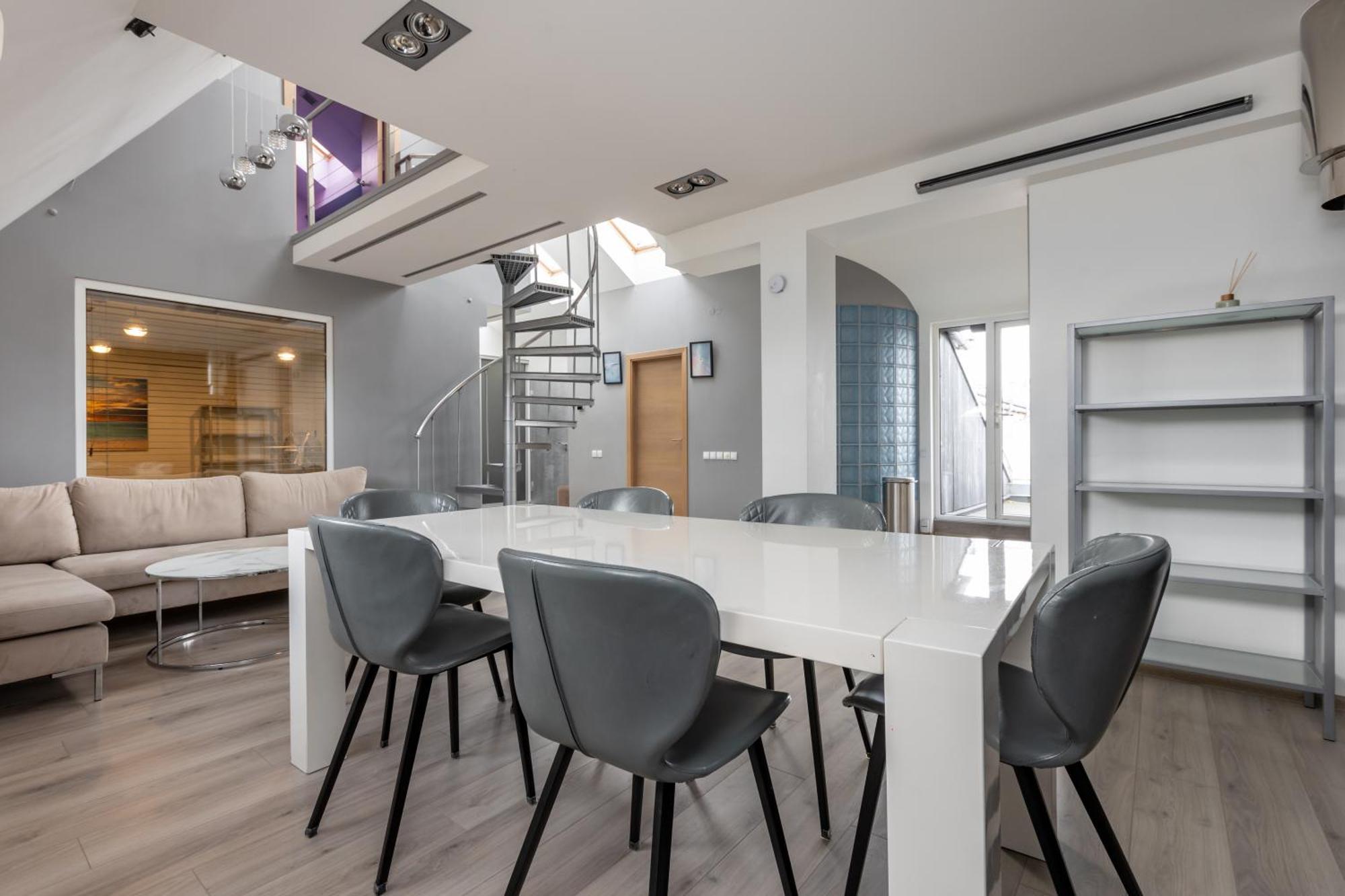 Penthouse Apartment With Terrace Riga Extérieur photo