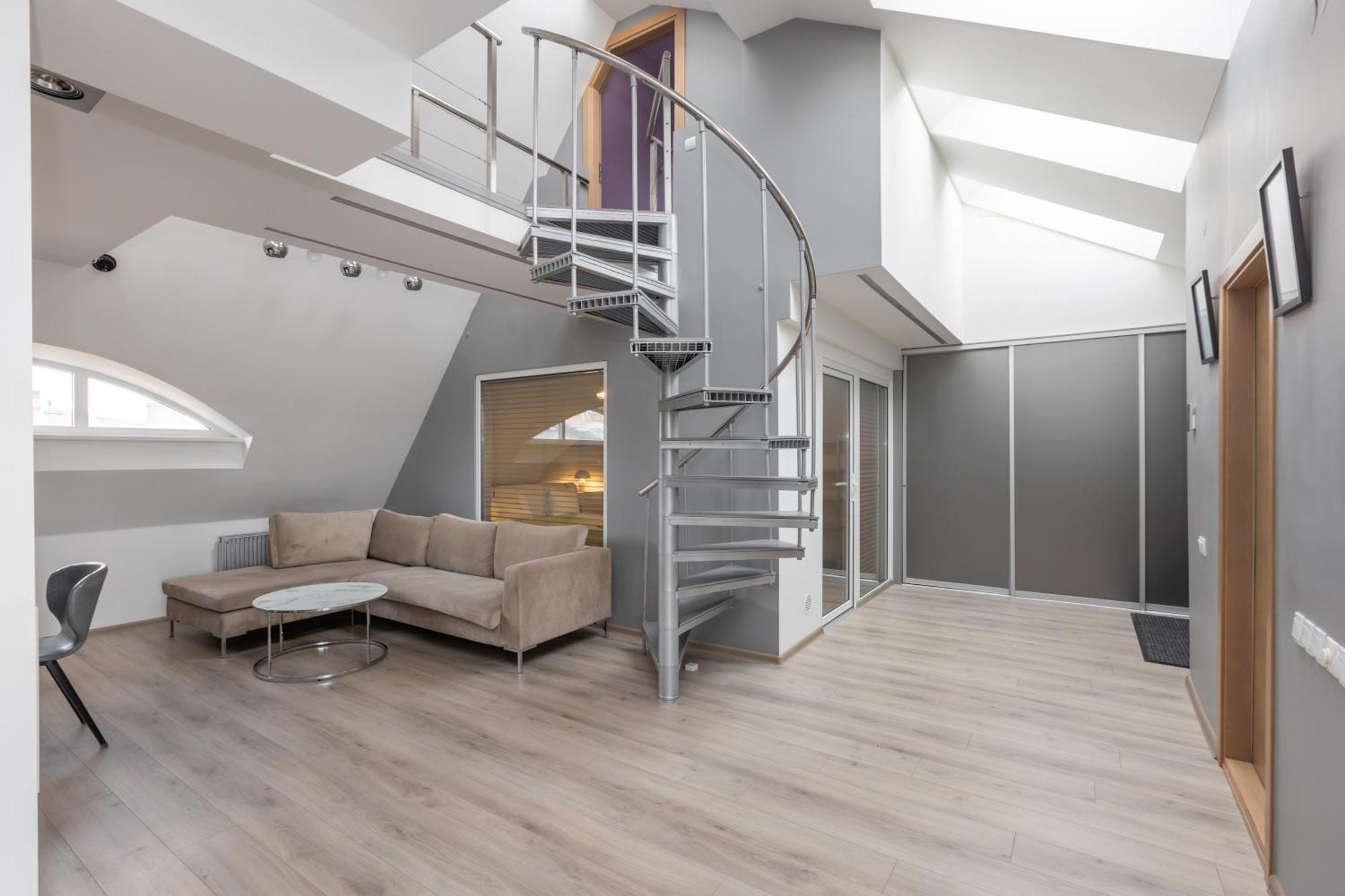 Penthouse Apartment With Terrace Riga Extérieur photo